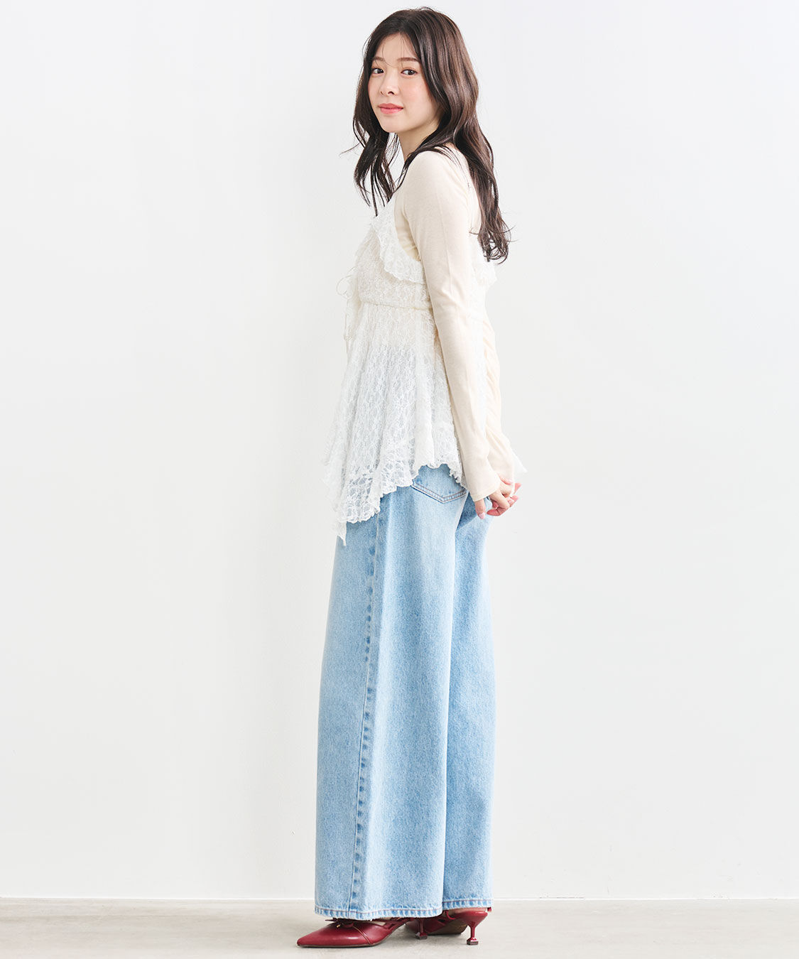 COCO DEAL「バレルワイドデニムパンツ」|デニム|