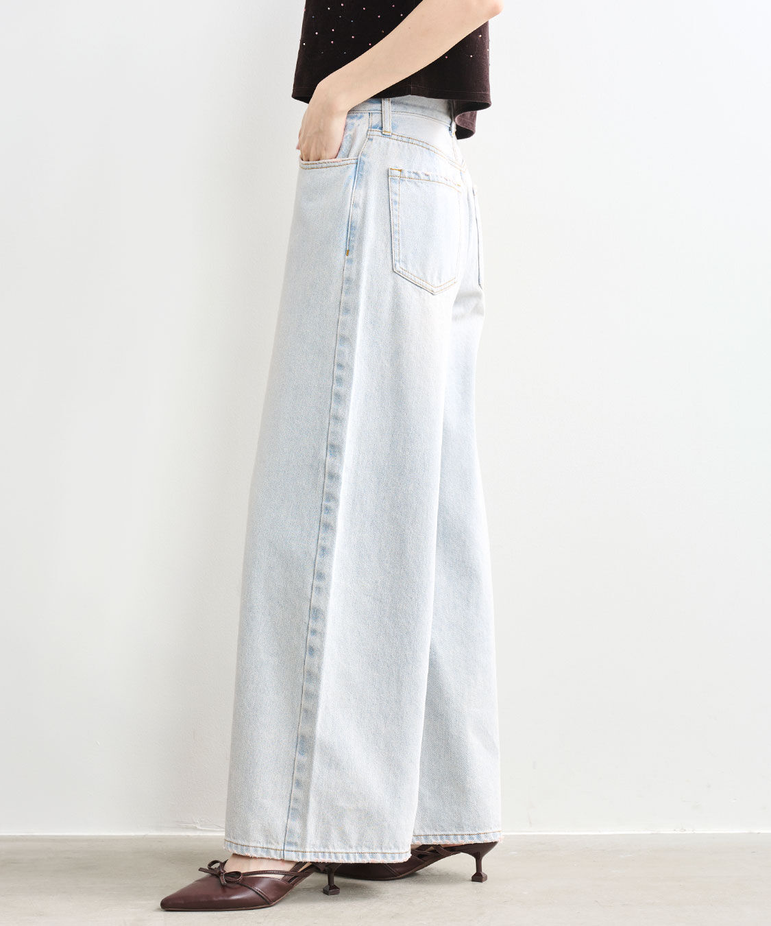 COCO DEAL「バレルワイドデニムパンツ」|デニム|