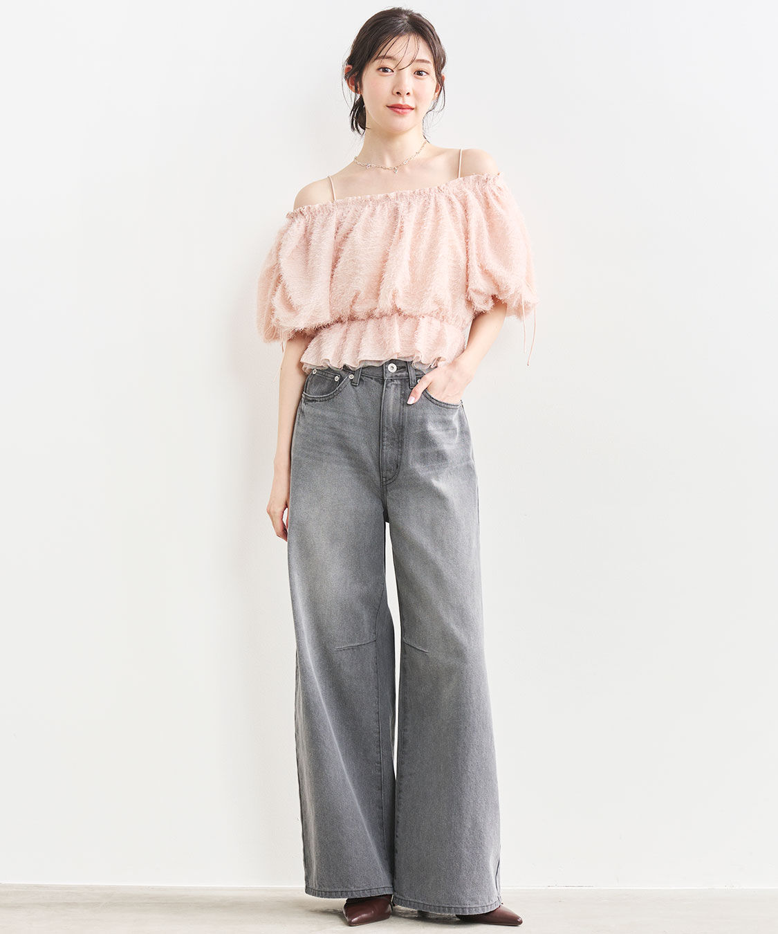 COCO DEAL「バレルワイドデニムパンツ」|デニム|