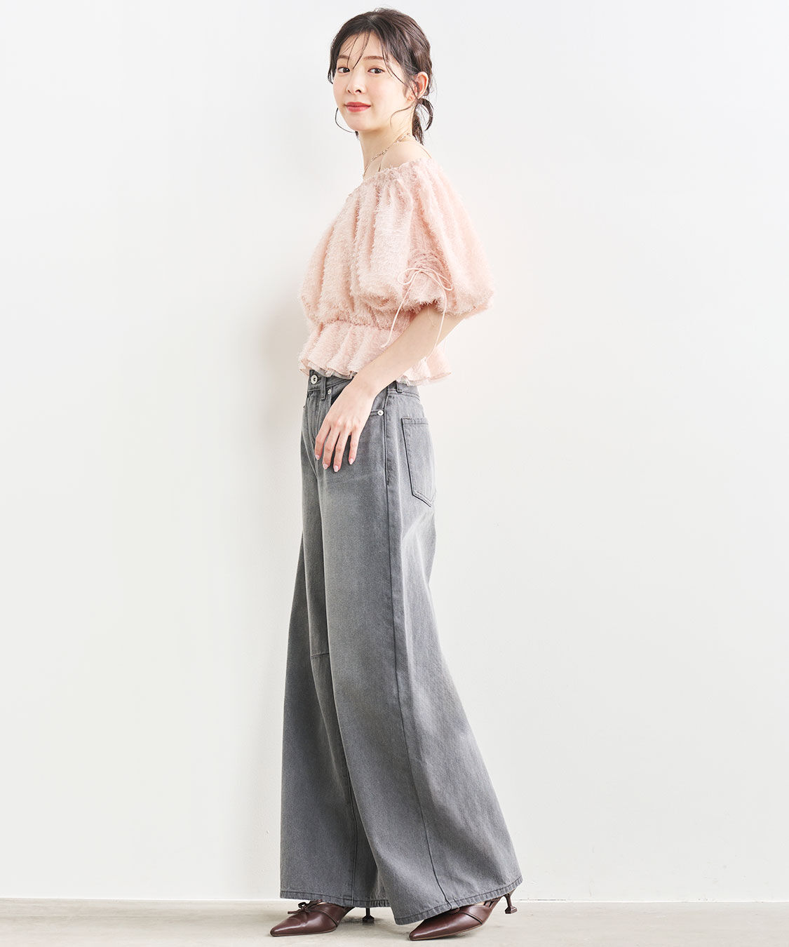 COCO DEAL「バレルワイドデニムパンツ」|デニム|