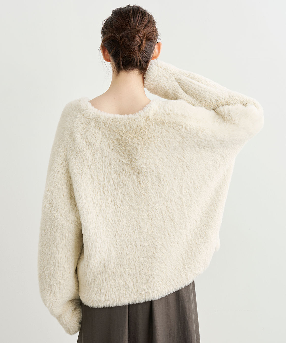 COCO DEAL「ダブルフェイスフェザーニットアウター」|その他|