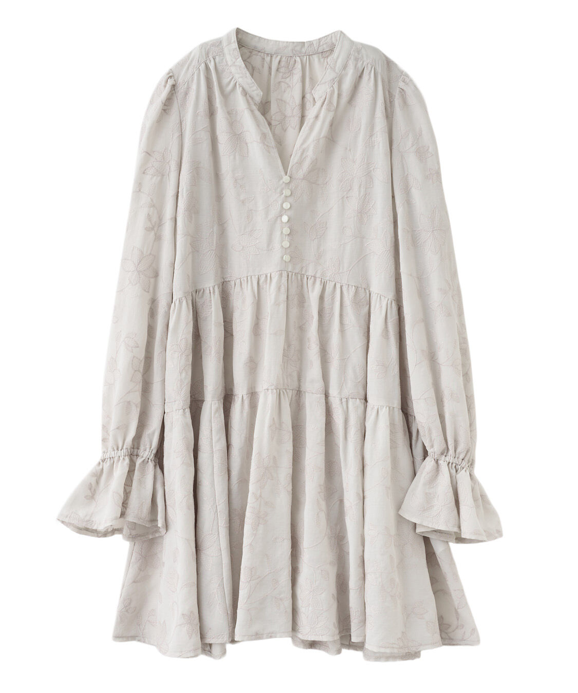 COCO DEAL「エンブロイダリーティアードミニワンピース」|ワンピース|