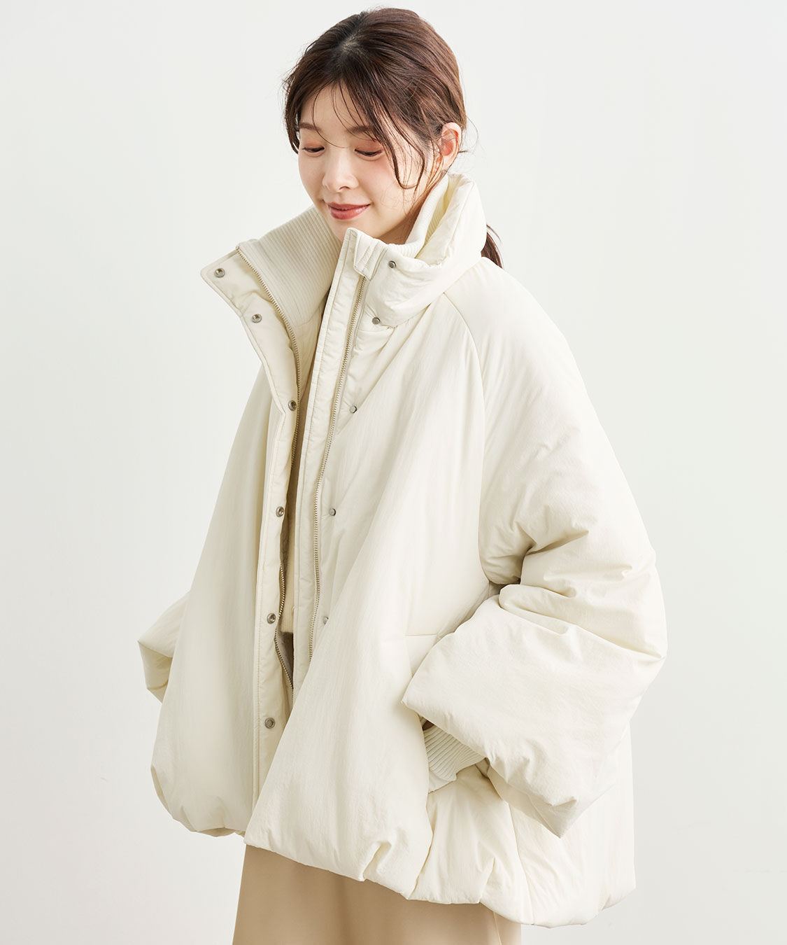 COCO DEAL「中綿ボリュームコート」|ダウン|