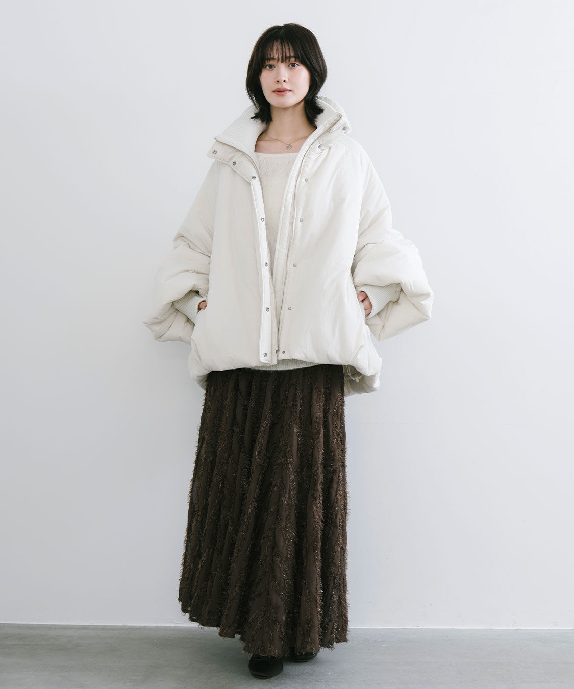 COCO DEAL「中綿ボリュームコート」|ダウン|