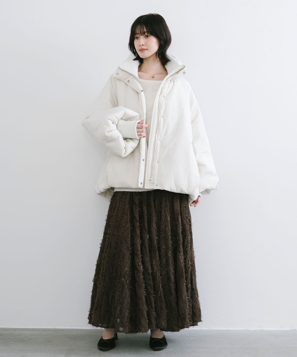 COCO DEAL「中綿ボリュームコート」|ダウン|