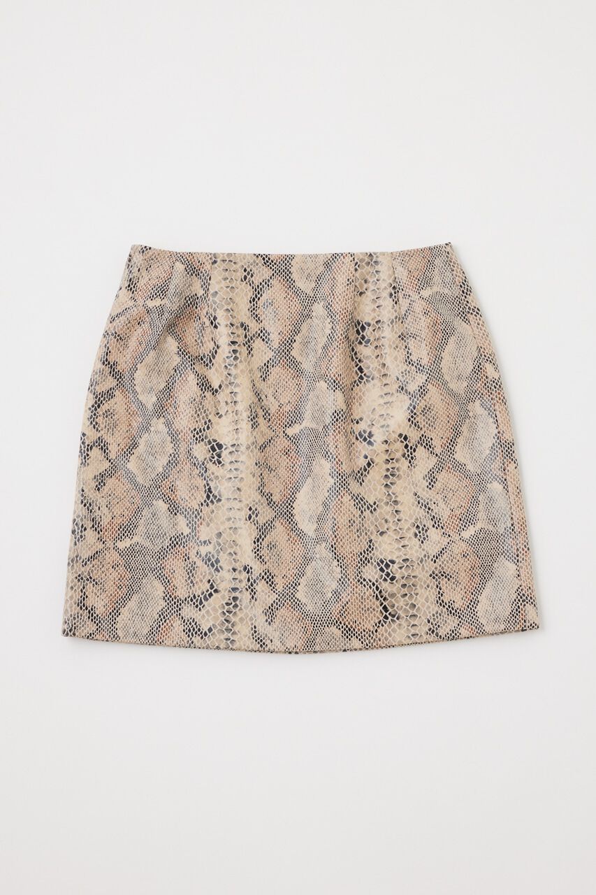 MOUSSY「PYTHON ミニスカート」|スカート|