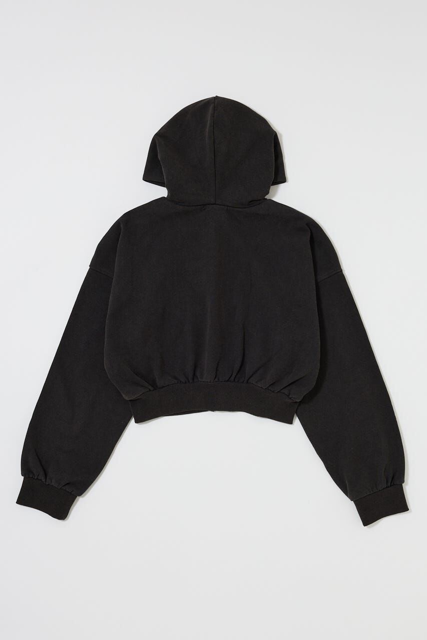 MOUSSY「SHORT ZIP UP フーディ」|パーカー|