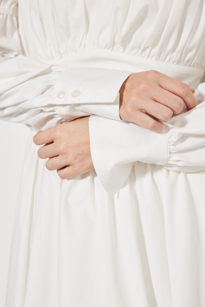 rienda「ビスチェディテールギャザーフレアOP」|ワンピース|