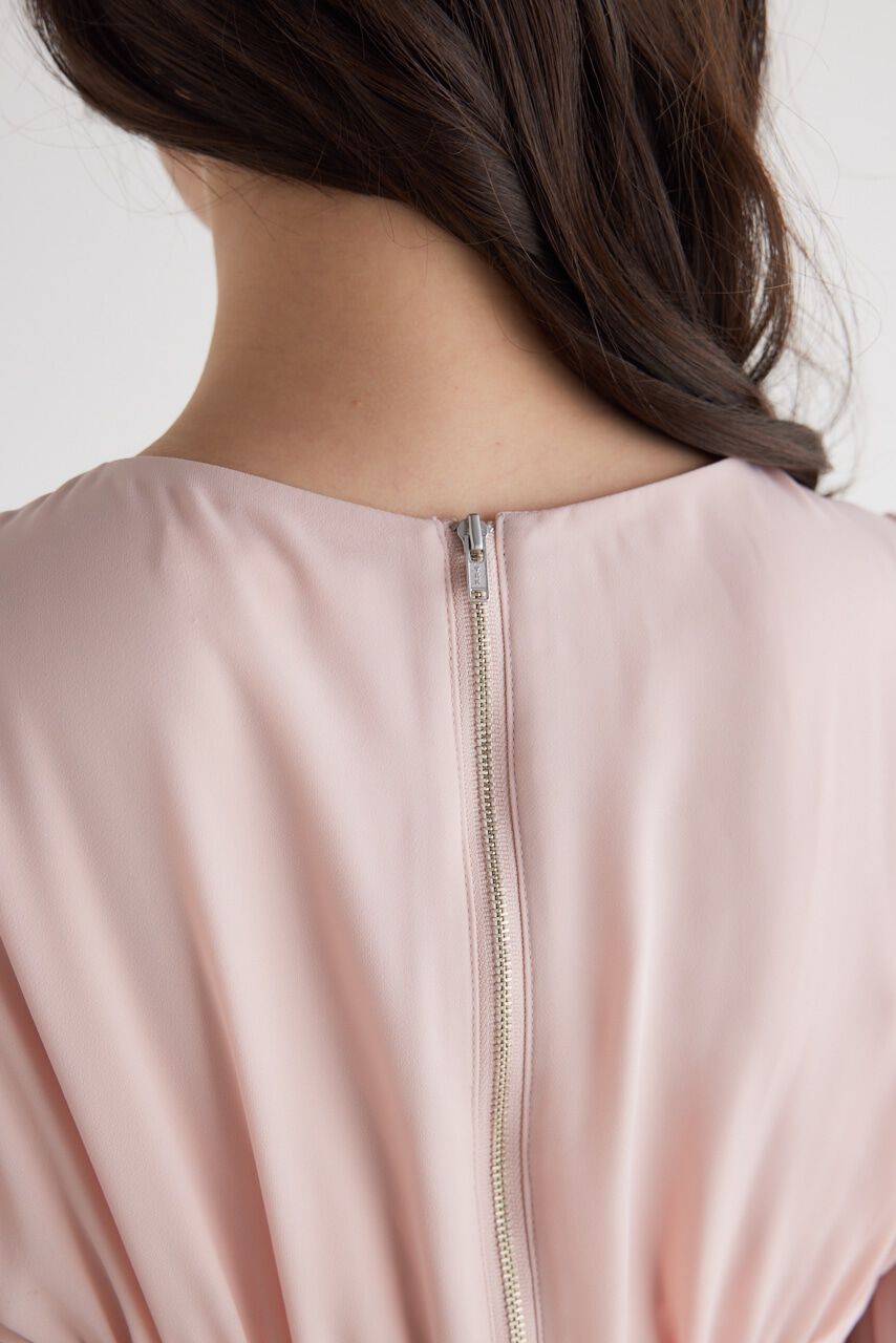 rienda「クロスBELTギャザーフレアOP」|ワンピース|