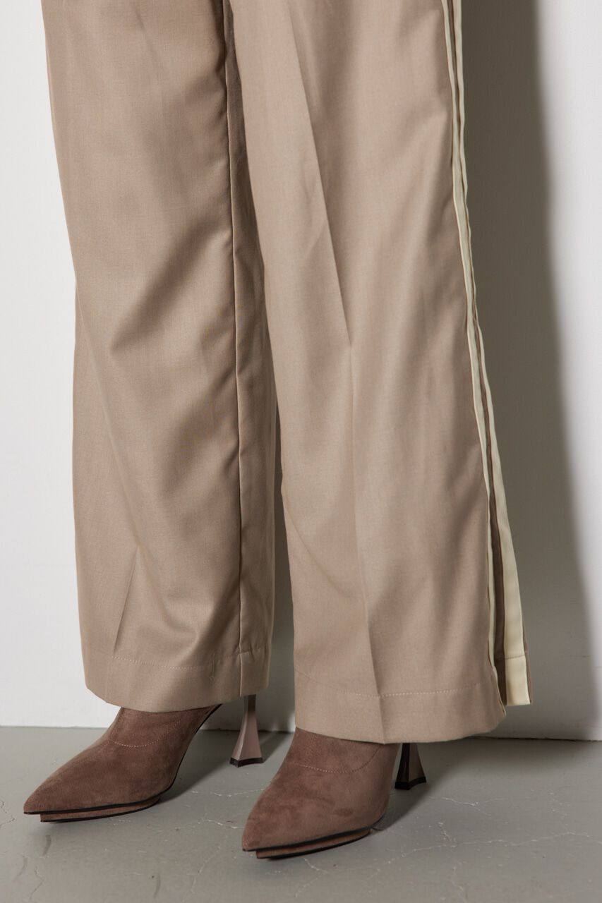 rienda「サイドWラインジャストウエスト パンツ」|その他|