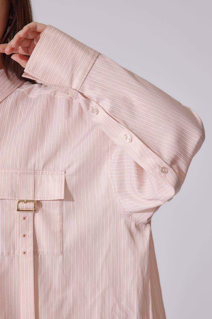 rienda「バックルディティールBigシャツ」|シャツ・ブラウス|