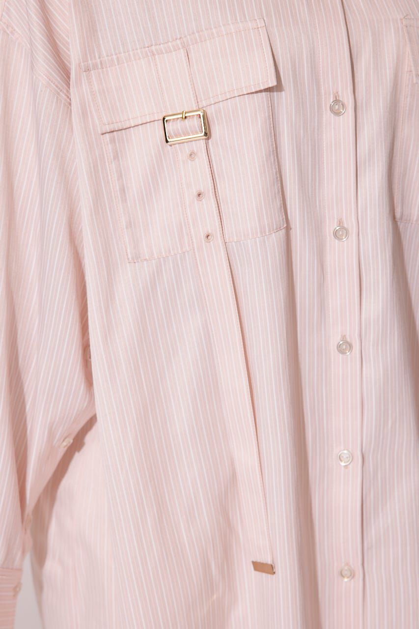 rienda「バックルディティールBigシャツ」|シャツ・ブラウス|