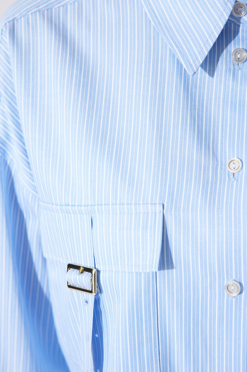 rienda「バックルディティールBigシャツ」|シャツ・ブラウス|