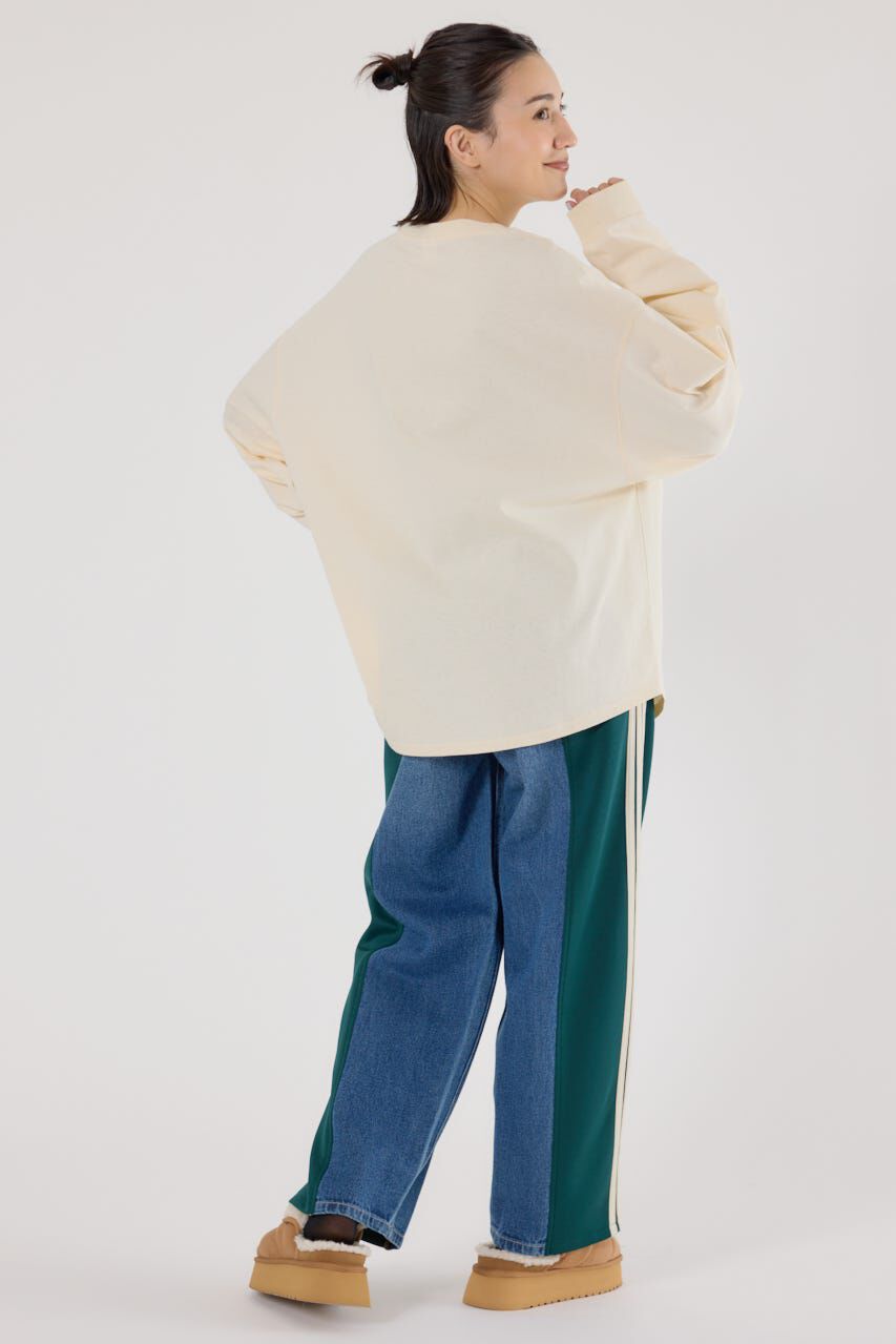 RODEO CROWNS「embroidery collegeロング Tシャツ」|Tシャツ・カットソー|