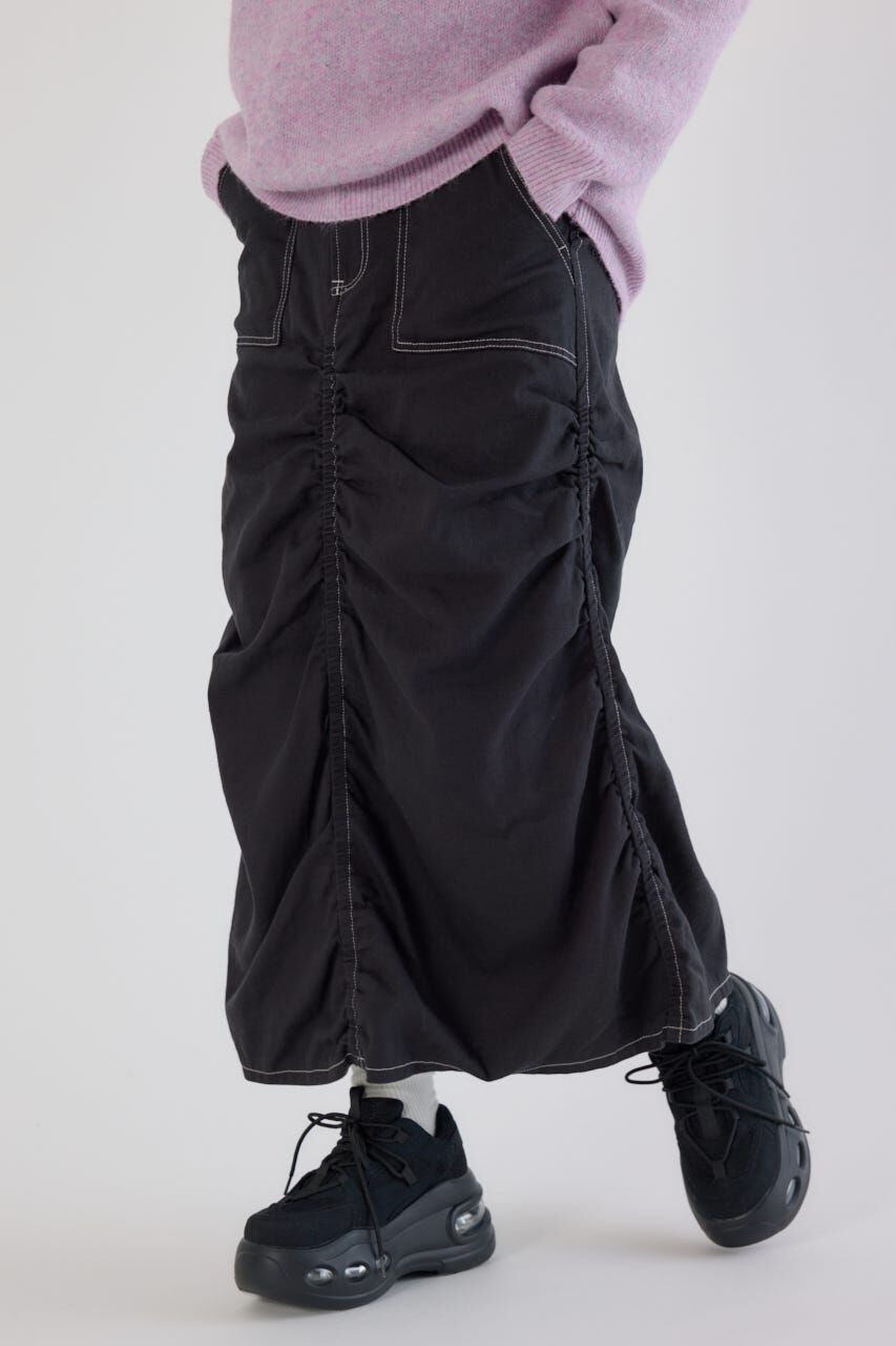 RODEO CROWNS「シャーリングマキシスカート」|スカート|