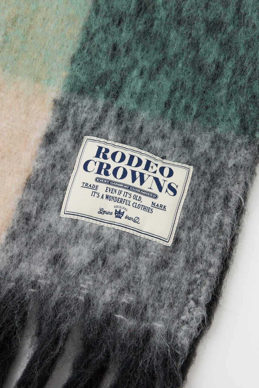 RODEO CROWNS「チェックガラ ボリュームマフラー」|その他|