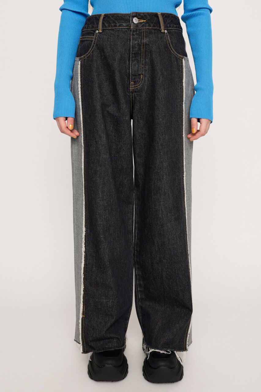 SLY「L／W INSIDE OUT WIDE STRAIGHT-E」|デニム|