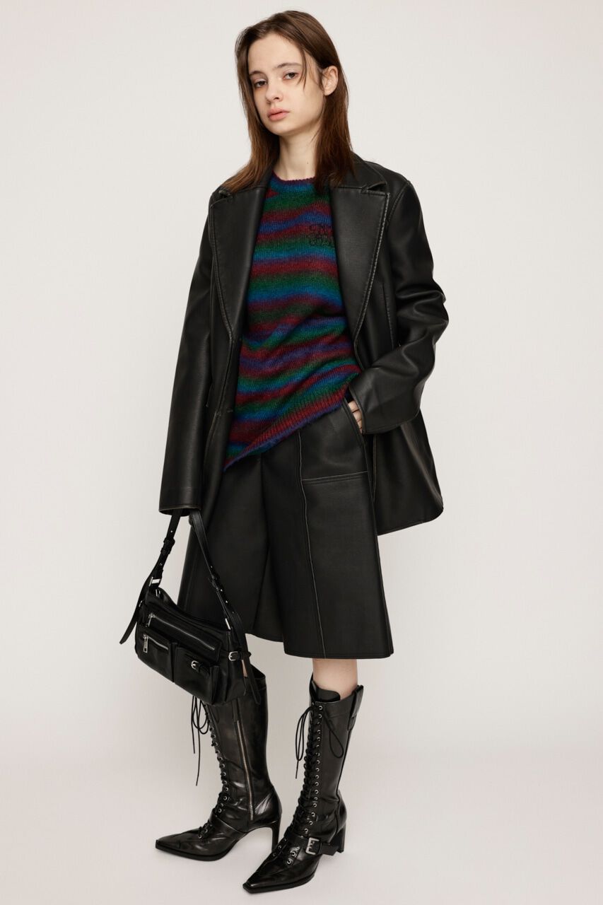 SLY「FRONT LOGO LOOSE トップス」|ニット・セーター|