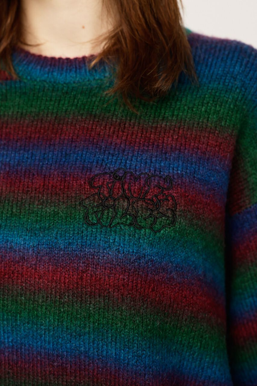 SLY「FRONT LOGO LOOSE トップス」|ニット・セーター|