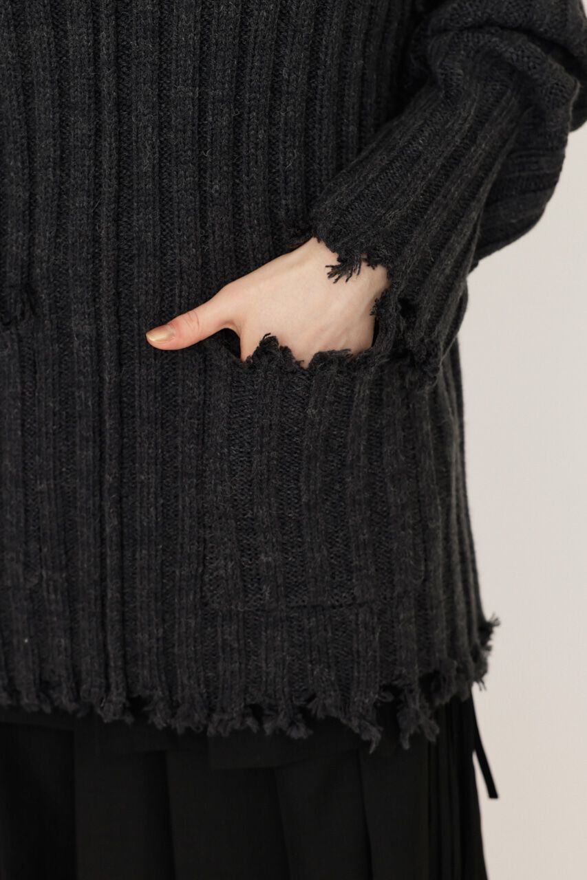 SLY「DAMAGED LG トップス」|ニット・セーター|