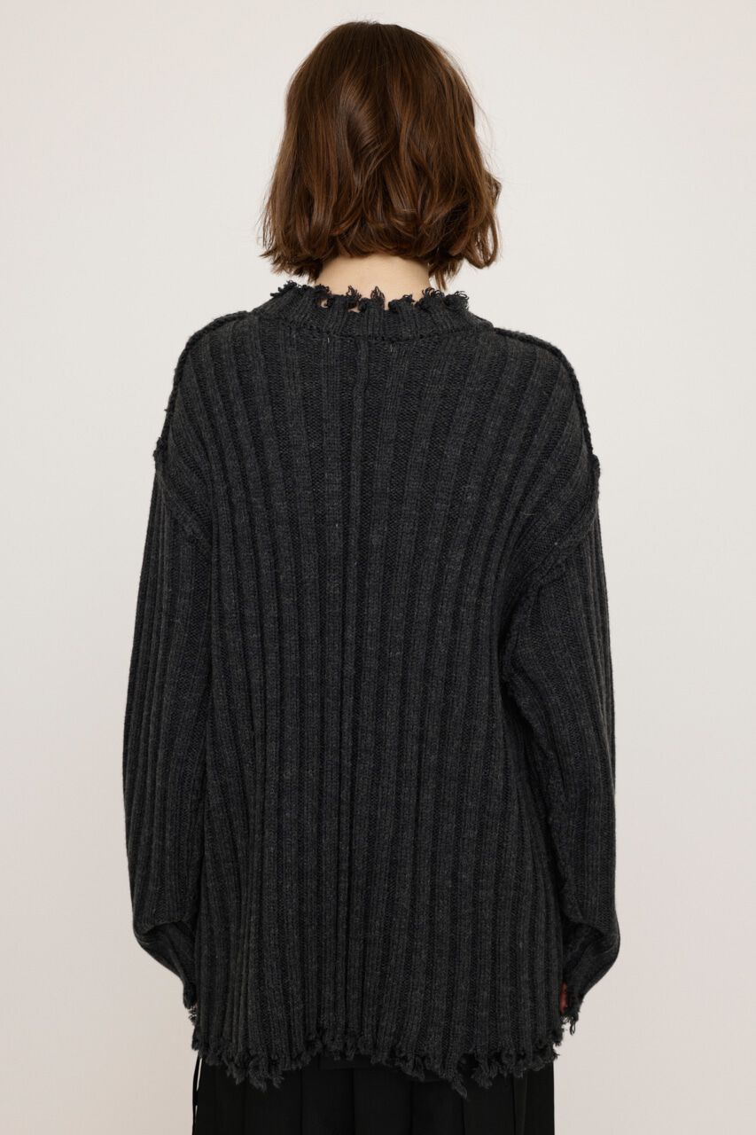 SLY「DAMAGED LG トップス」|ニット・セーター|