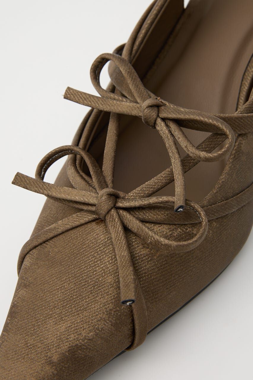 SLY「SLING BACK RIBBON ミュール」|サンダル|