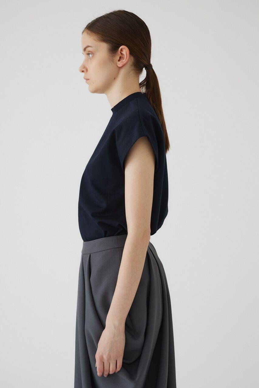 RIM.ARK 「Mannish nosleeve cut tops」|Tシャツ・カットソー|