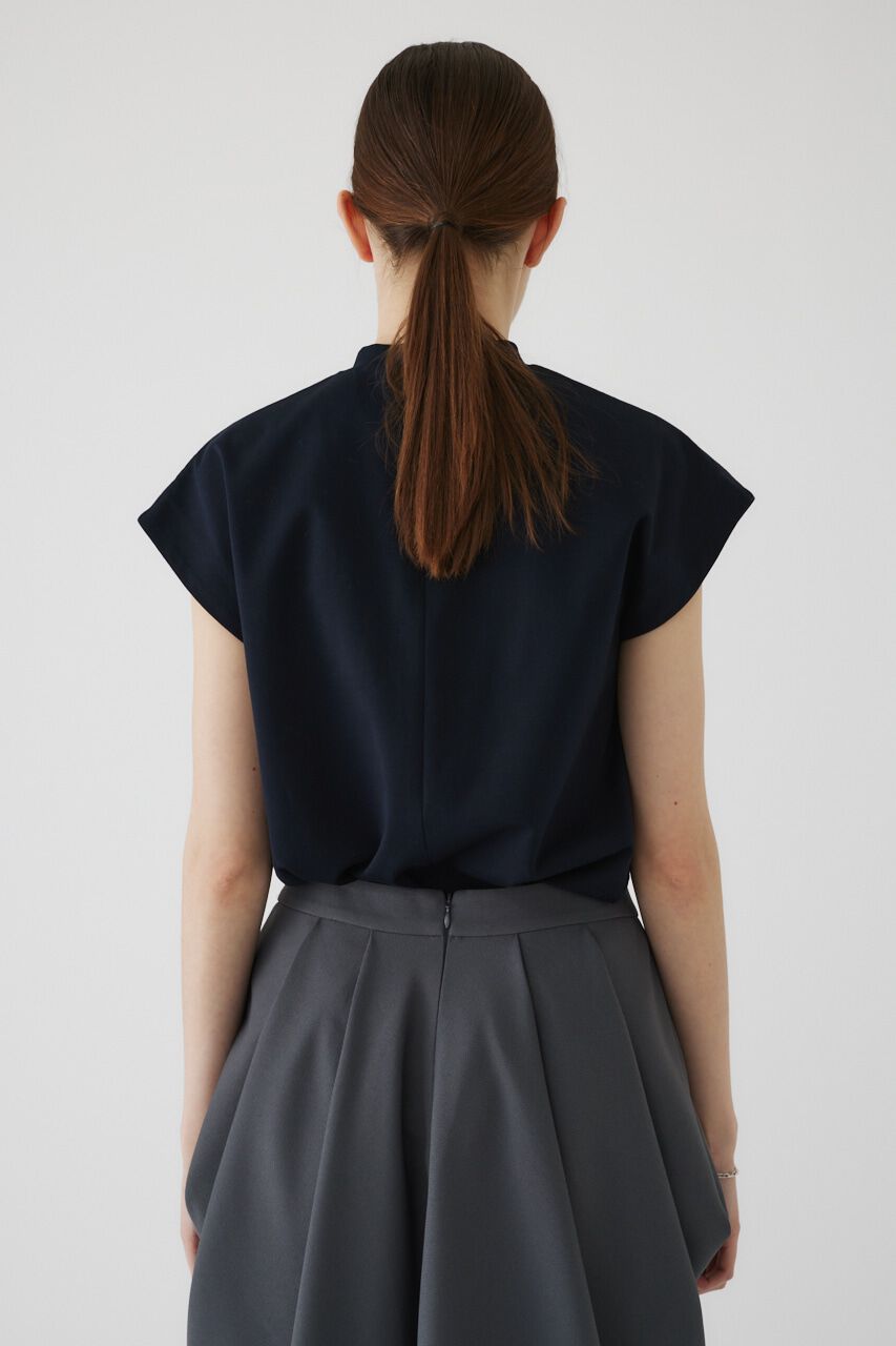 RIM.ARK 「Mannish nosleeve cut tops」|Tシャツ・カットソー|