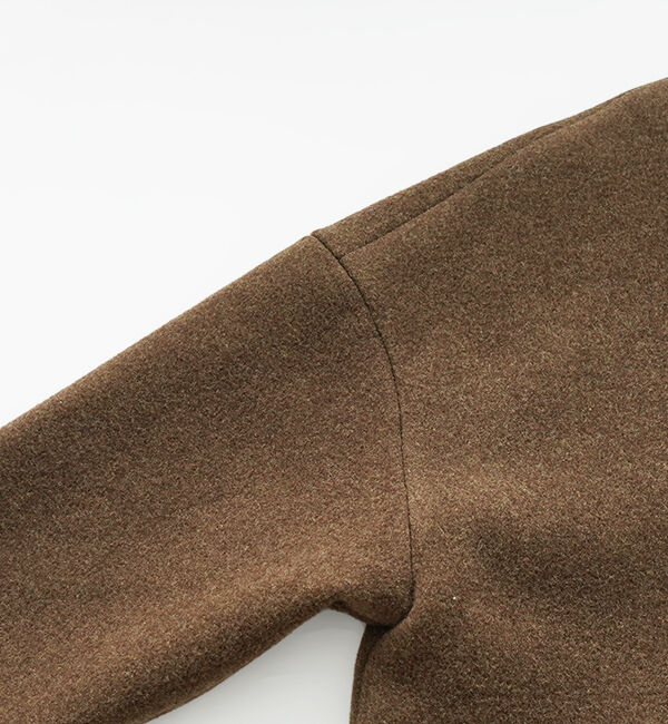 オオカミとフクロウ「オオカミとシロクマのヴィーカ&ldquo;ロングメルトン&rdquo;」|ノーカラーコート|