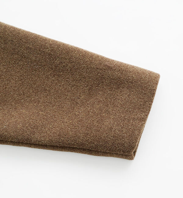 オオカミとフクロウ「オオカミとシロクマのヴィーカ&ldquo;ロングメルトン&rdquo;」|ノーカラーコート|