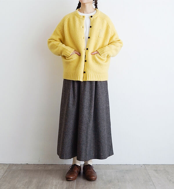 休日と詩「休日のスモールポケットカーディガン」|カーディガン|