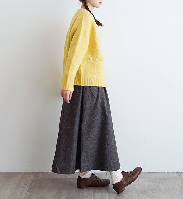 休日と詩「休日のスモールポケットカーディガン」|カーディガン|