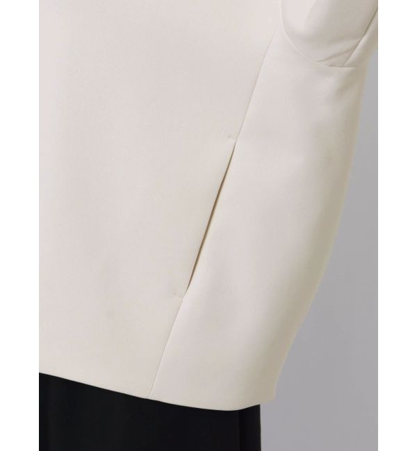 ELENDEEK「FORM SHORT CT」|ノーカラーコート|