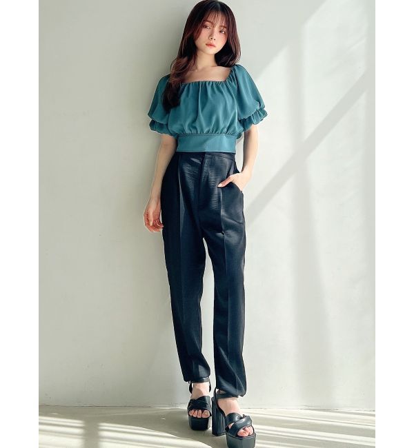 RESEXXY「クレープテーパードパンツ【セットアップ着用可能】」|その他|