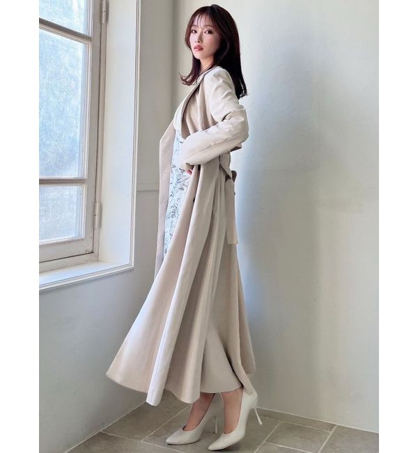 RESEXXY「レイヤードフレアトレンチコート」|トレンチコート|