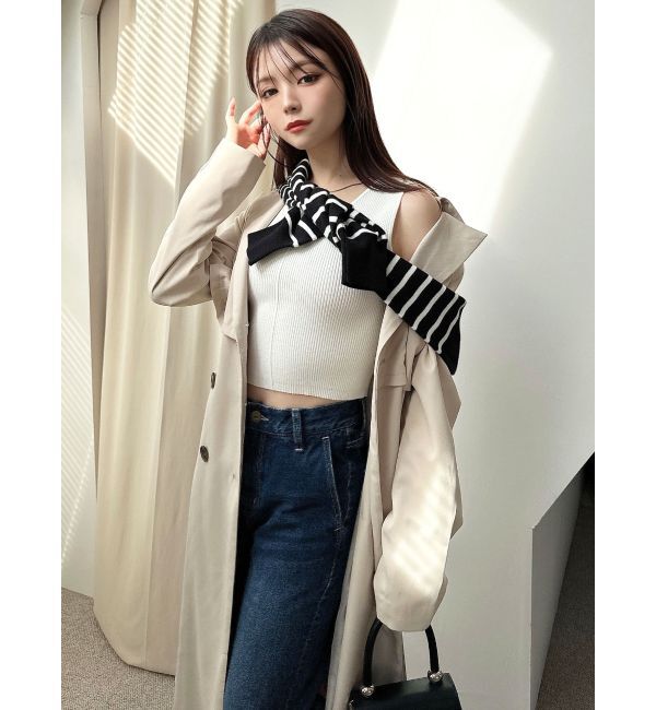 RESEXXY「レイヤードフレアトレンチコート」|トレンチコート|