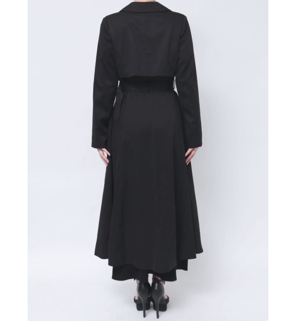 RESEXXY「レイヤードフレアトレンチコート」|トレンチコート|