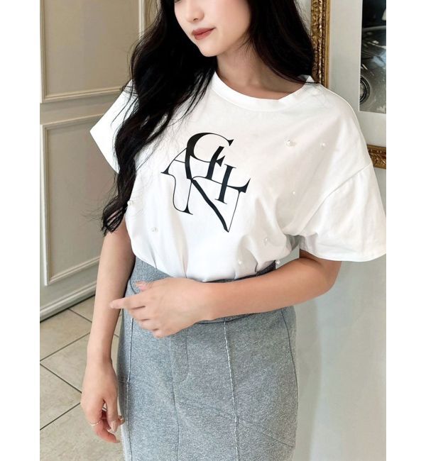 RESEXXY「ビッグロゴTシャツ」|Tシャツ・カットソー|ホワイト