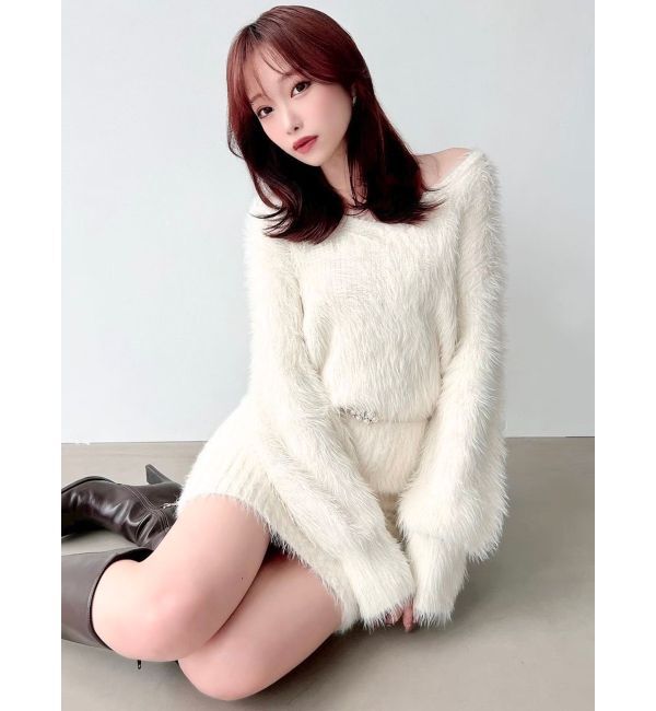 RESEXXY「シャギーニットワンピース」|ワンピース|