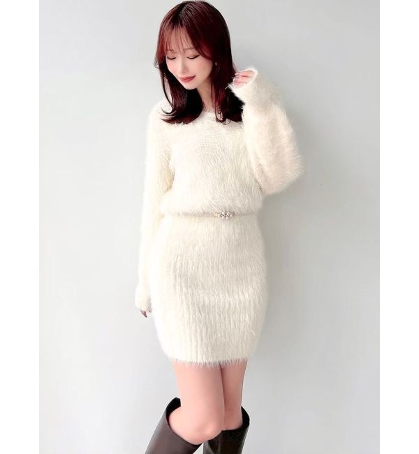 RESEXXY「シャギーニットワンピース」|ワンピース|