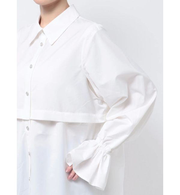 dazzlin「2WAYショートミニシャツワンピース」|ワンピース|