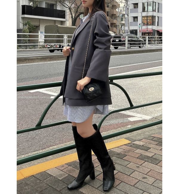 dazzlin「2WAYショートミニシャツワンピース」|ワンピース|