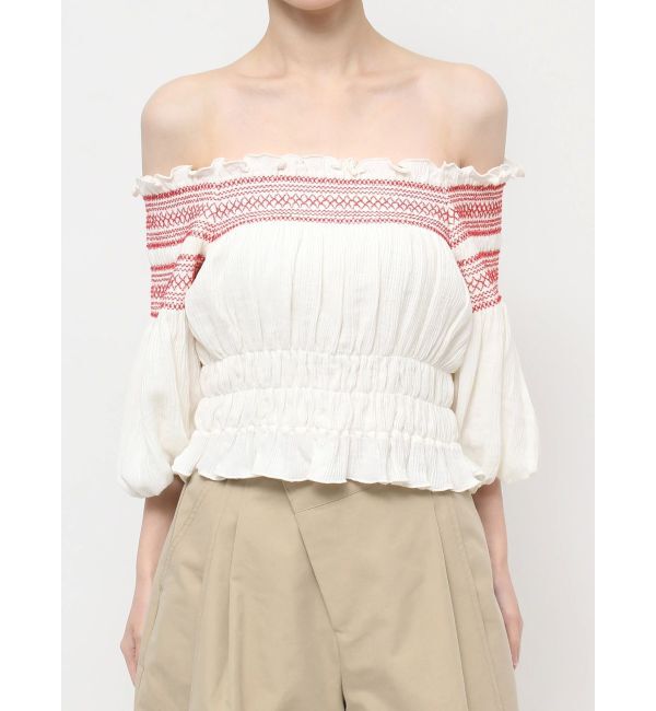 dazzlin「オフショルフェミニックトップス」|シャツ・ブラウス|