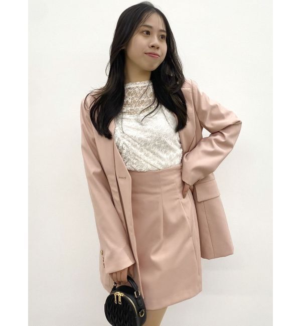 dazzlin「ギャザーリボンレーストップス」|Tシャツ・カットソー|