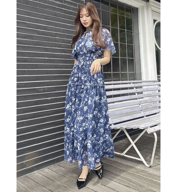 dazzlin「【復刻】Watercolorflowerワンピース」|ワンピース|