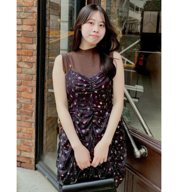 dazzlin「ギャザーリボンミニワンピース」|ワンピース|