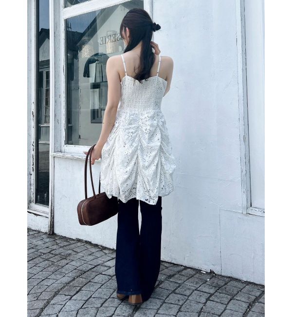 dazzlin「ギャザーリボンミニワンピース」|ワンピース|