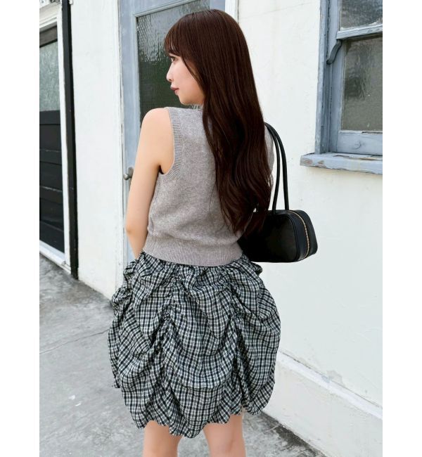 dazzlin「ギャザーリボンミニワンピース」|ワンピース|