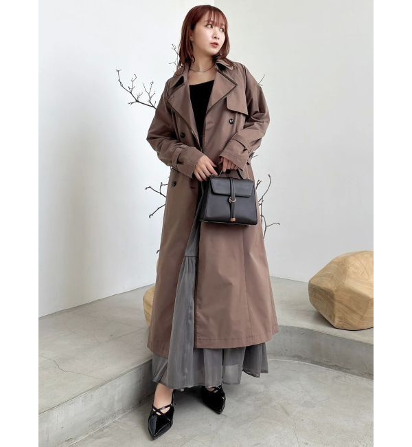 dazzlin「【藤井サチコラボ】ケープ付2WAYトレンチコート」|トレンチコート|