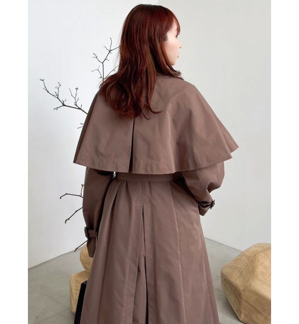 dazzlin「【藤井サチコラボ】ケープ付2WAYトレンチコート」|トレンチコート|